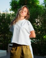 UNISEX Short Sleeves T-Shirt Cotton Blend Broad Shoulder Loose - Image 3