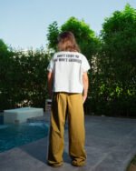 UNISEX Short Sleeves T-Shirt Cotton Blend Broad Shoulder Loose - Image 7