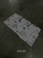 UNISEX Sleeveless Cotton T-shirt With Grey TIE DIY Printed - Image 2